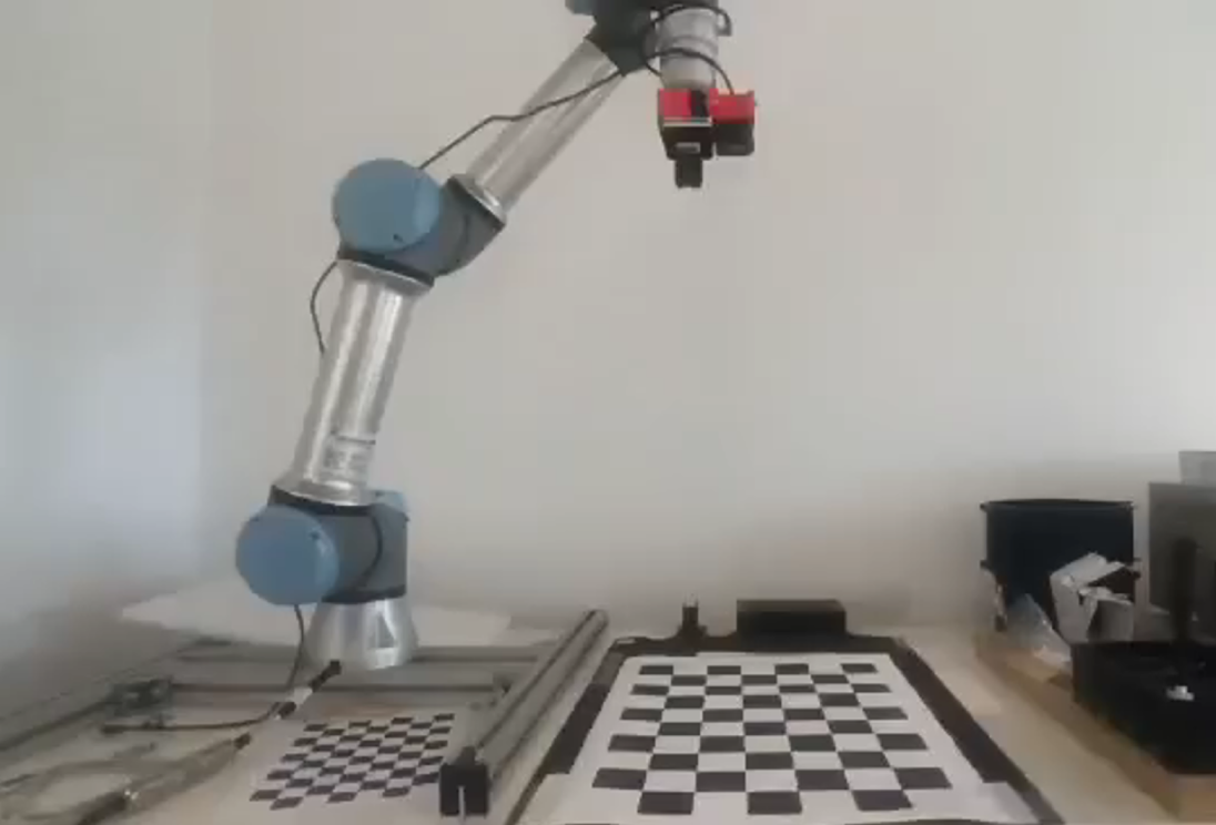 Braço Robótico e a zona de trabalho